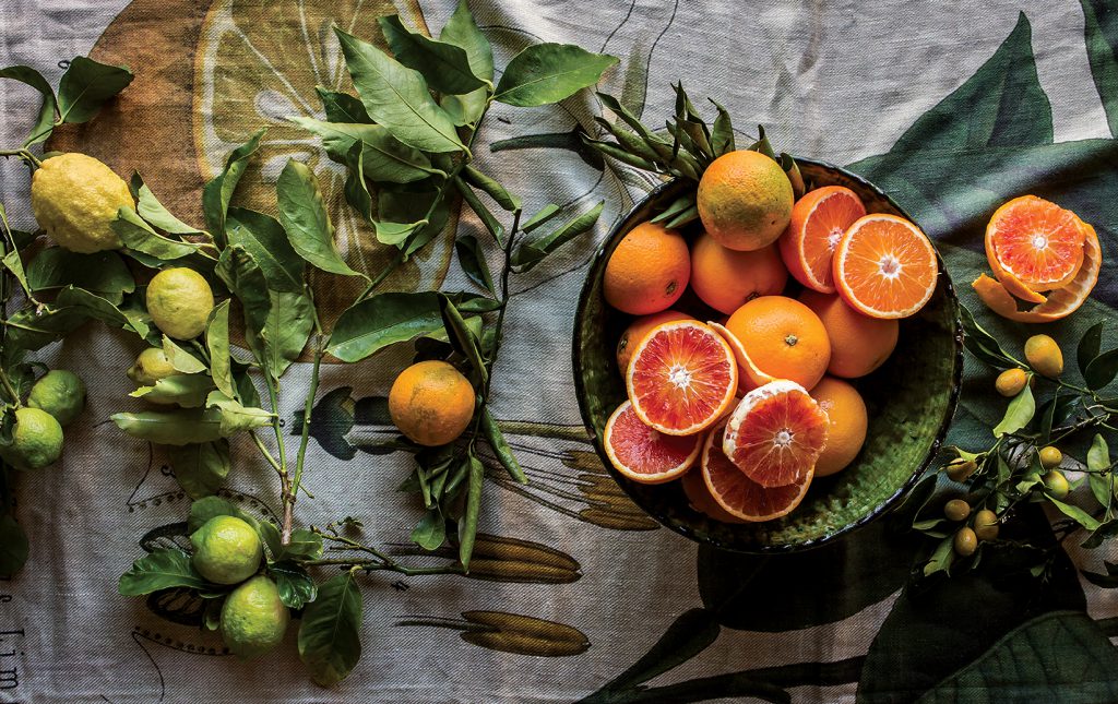 Blood oranges and lemons